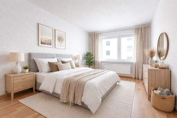 Einrichtungsbeispiel Schlafzimmer 