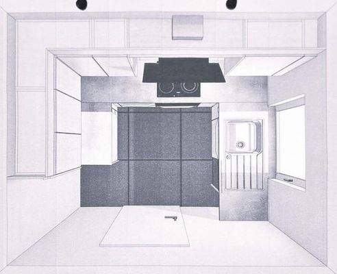 Skizze vom Küchenbauer