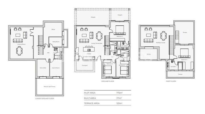 Stylish Mediterranean Style Detached Houses in Almeria