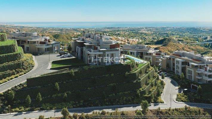 Lake View Apartments in Country Club in Benahavis Malaga