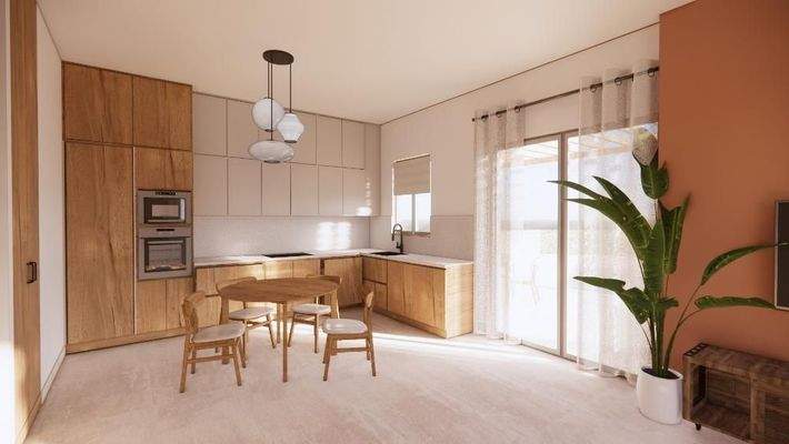 Kreta - 8-Villen- Projekt in Kirianna bei Rethymno: Freistehende Villa