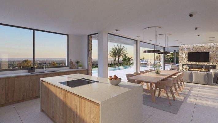 Baugrundstück mit Projekt und Lizenz zu verkaufen in Sa Coma, Bunyola, Mallorca