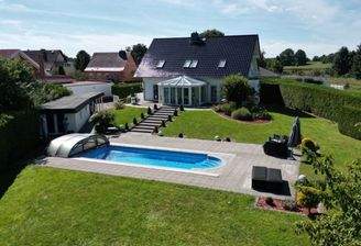 Ansicht über den Garten