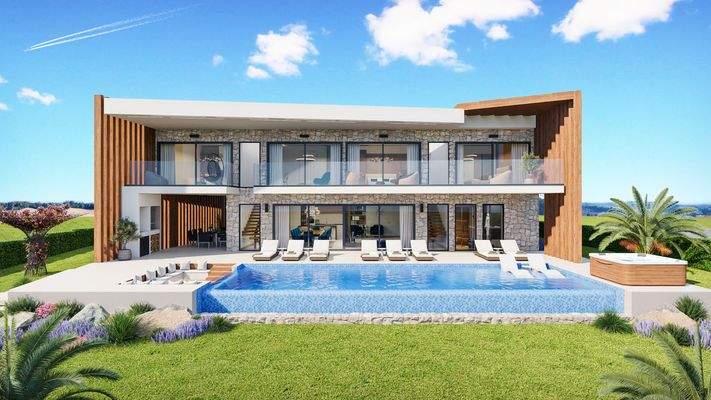 Morderne Villa mit Pool