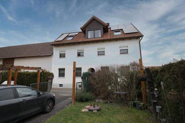 Ansicht vom Wohnhaus