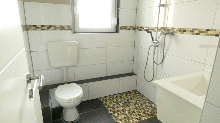 EG: Bad mit bodentiefer Dusche