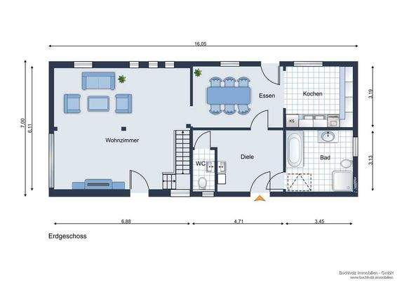 Grundriss Erdgeschoss