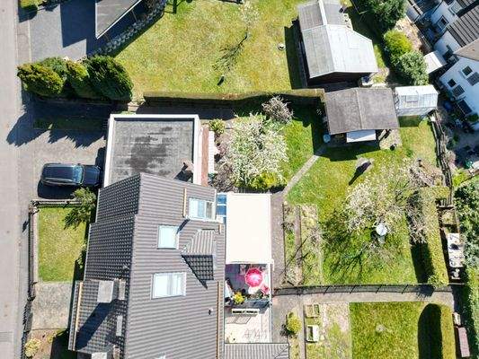 Ansicht vom gesamten Grundstück 