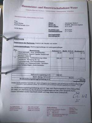 RG Anstrich der Haustür 2024