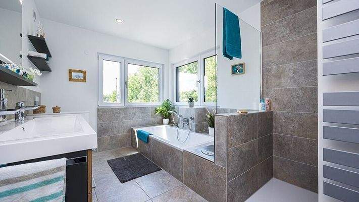 Beispiel Bad - wollen Sie heute lieber Duschen oder Baden?