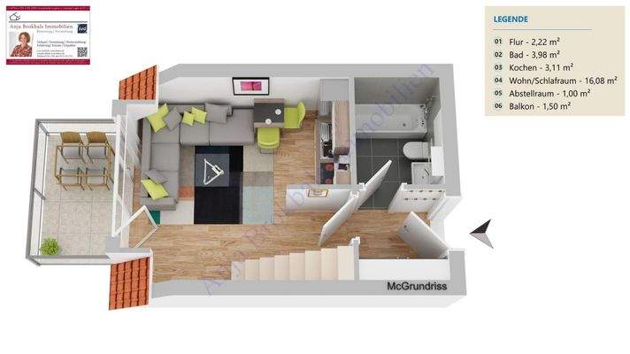 Grundriss 1. Obergeschoss