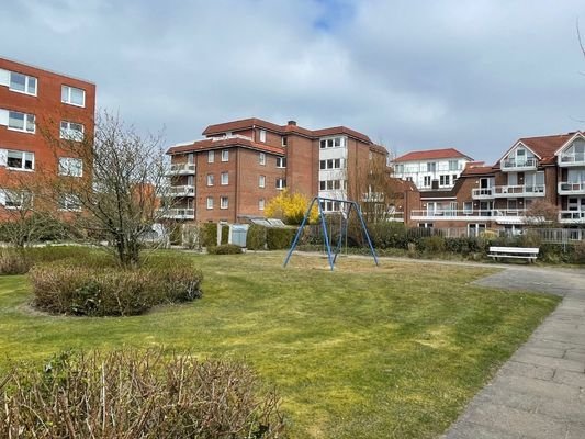 Grundstück Innenhof mit Spielbereich