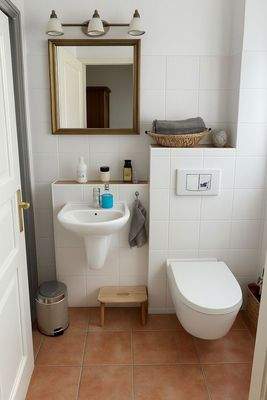 Gäste WC mit Dusche