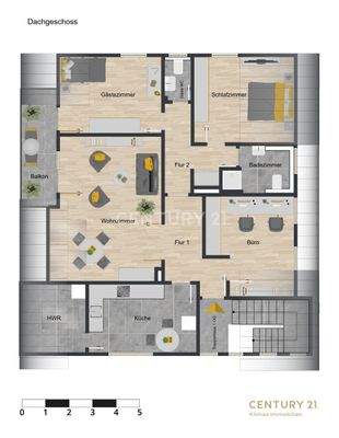 Grundriss Dachgeschoss