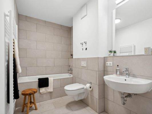 Badezimmer Musterwohnung