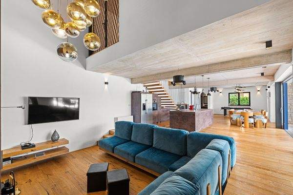 offenen Wohn-, Ess- und Kochbereich