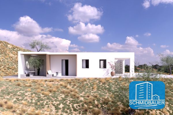 Südkreta - Melambes: Grundstück mit Baugenehmigung