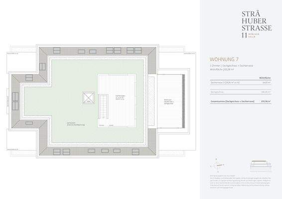 Grundriss Dachterrasse