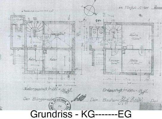 Grundriss KG - EG