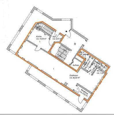 Grundriss Restaurant