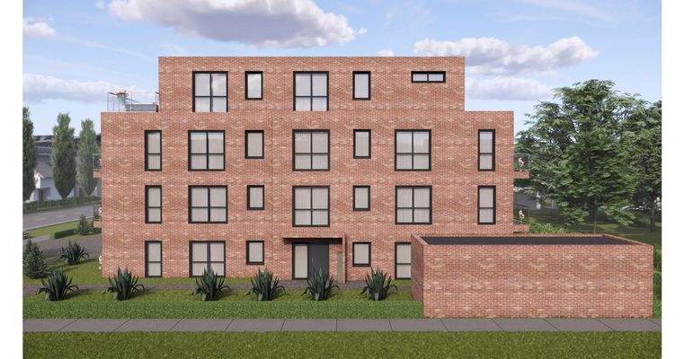 Visualisierung geplanter Gebäudekörper VS