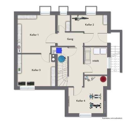 Grundriss Keller