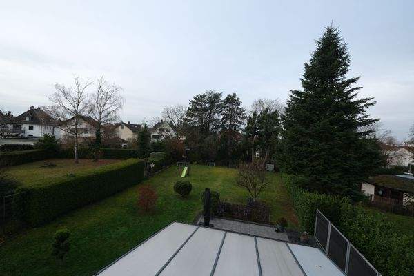 Blick Garten Obergeschoss