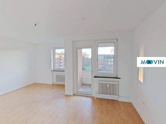 Ansicht I: Wohn- und Esszimmer