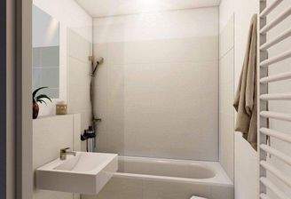 Badezimmer nach Sanierung