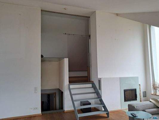 Treppe zum Schlafzimmer