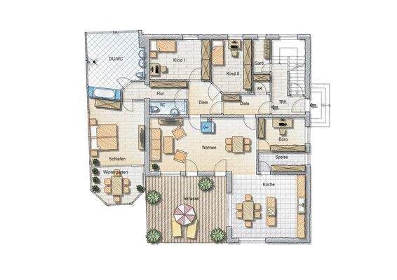 Grundriss Erdgeschoss