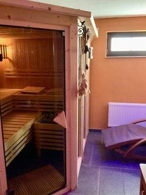 Sauna mit Ruhebereich