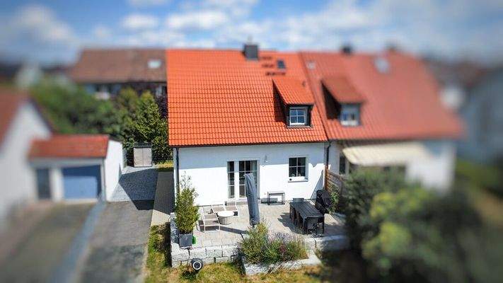 Hausansicht von der Drohne