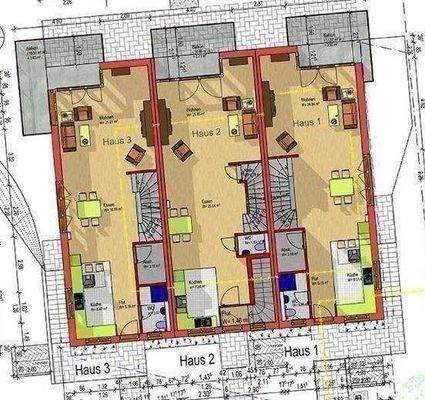 Erdgeschoss Süd mit NW-Balkon