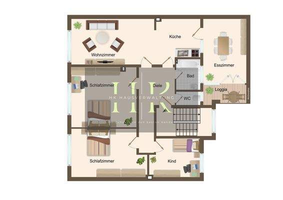 Grundriss 1.OG vorderhaus