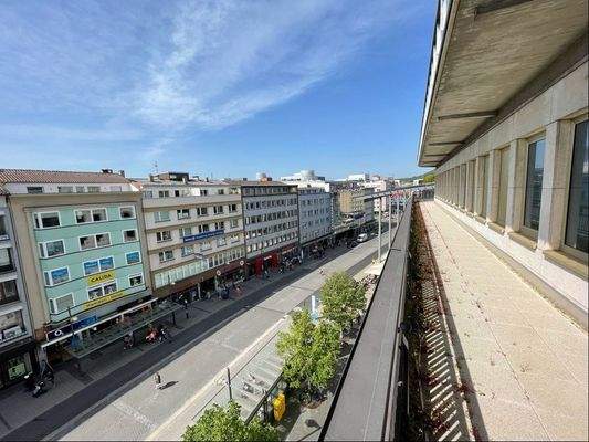 Blick von der Dachterrasse