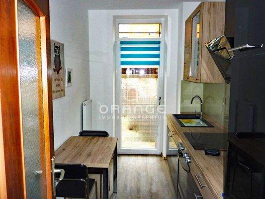 Die Küche im EG, natürlich auch mit EBK