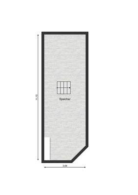 Altbau, Grundriss Speicher