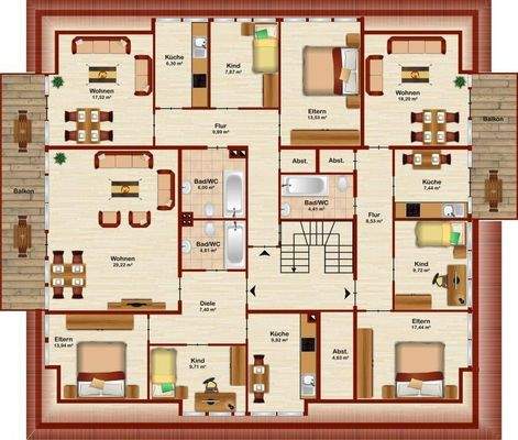 Grundriss Dachgeschoss