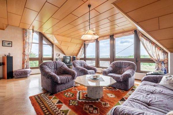 Panorama im Dachgeschoss