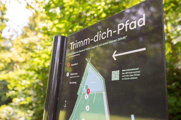 Trimm-Dich-Pfad in der Nähe