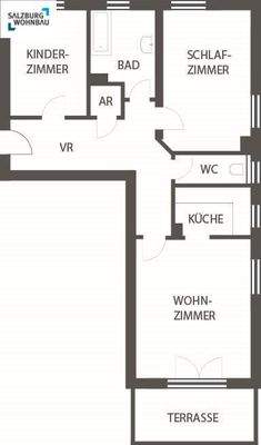 Wohnungsplan Filzmoos Hofanger 41, Top 1