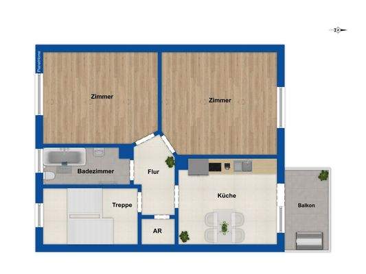 Grundriss - Obergeschoss