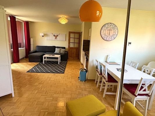 das Wohn/Esszimmer