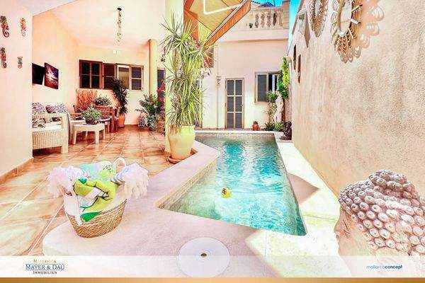 Eine kleine Oase im Dorf