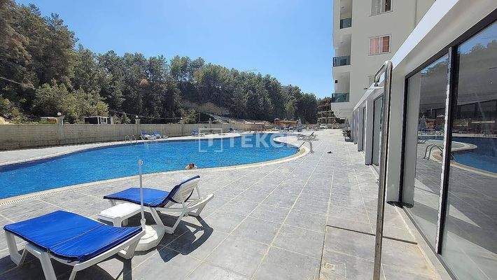 Furnished Apartment in a Socially Rich Complex in Alanya Antalya