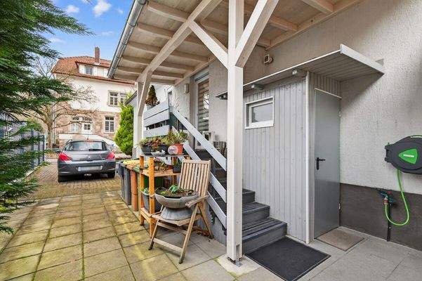 Hintereingang/Stellplatz