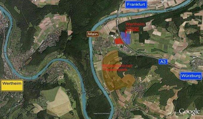 Kartenausschnitt Main- Taubergebiet