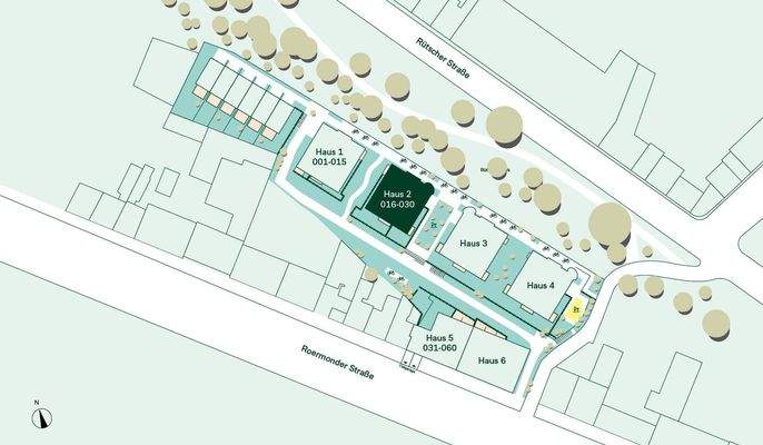 Lage der Eigentumswohnung im Quartier