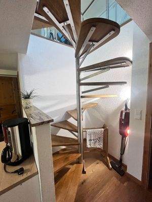 Treppe zur Küche in privater Wohnung